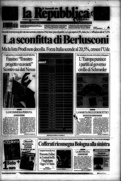 Il lunedì de La repubblica